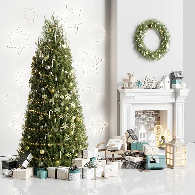 Christmas Tree Decoration 01 3D Model