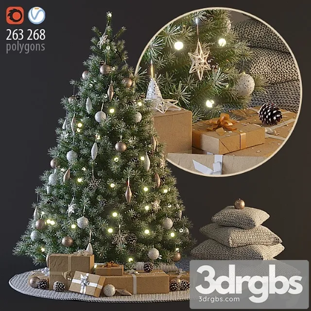 Christmas tree_3 3D Model Free