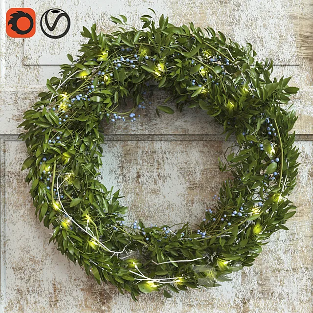 Christmas wreath Free Download