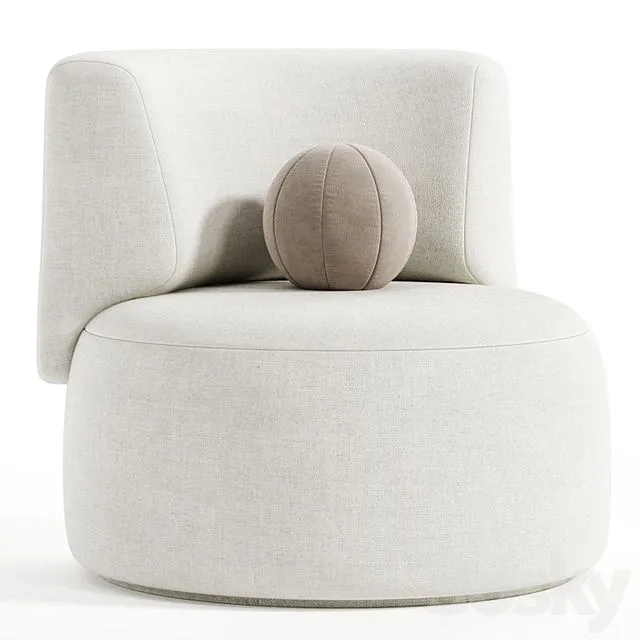 Christophe Delcourt Armchair 3D Model