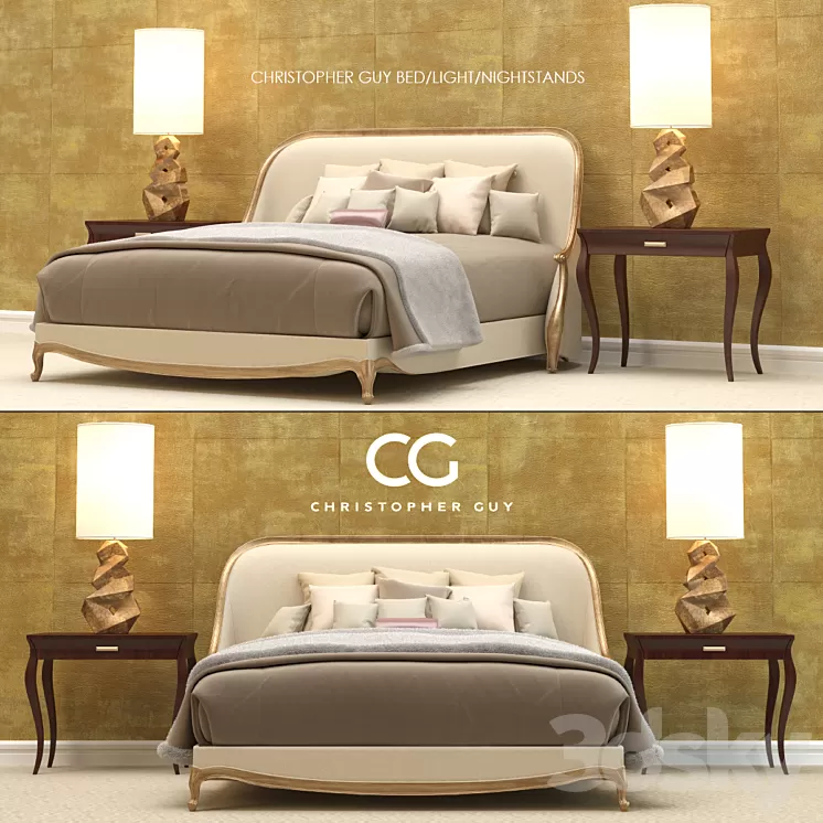 Christopher Guy Bedroom Set 3D Model
