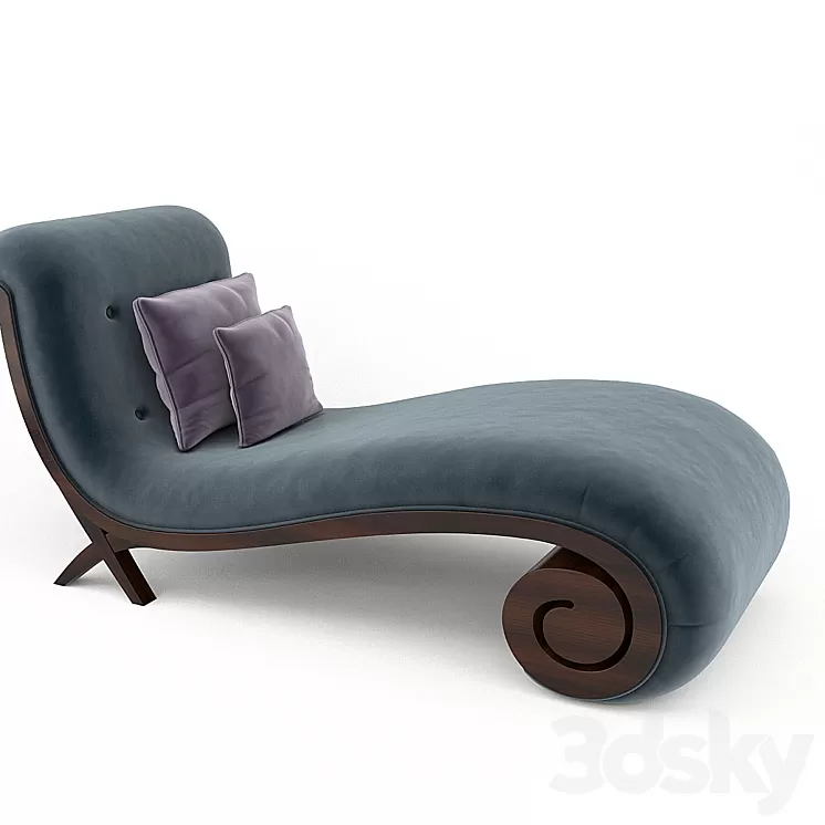 Christopher Guy Chaise longue 3D Model
