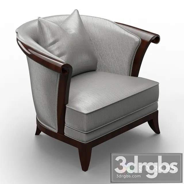 Christopher Guy Claudia Armchair 3D Model Free