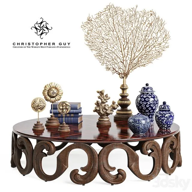 Christopher Guy Cocteau Table 3D Model