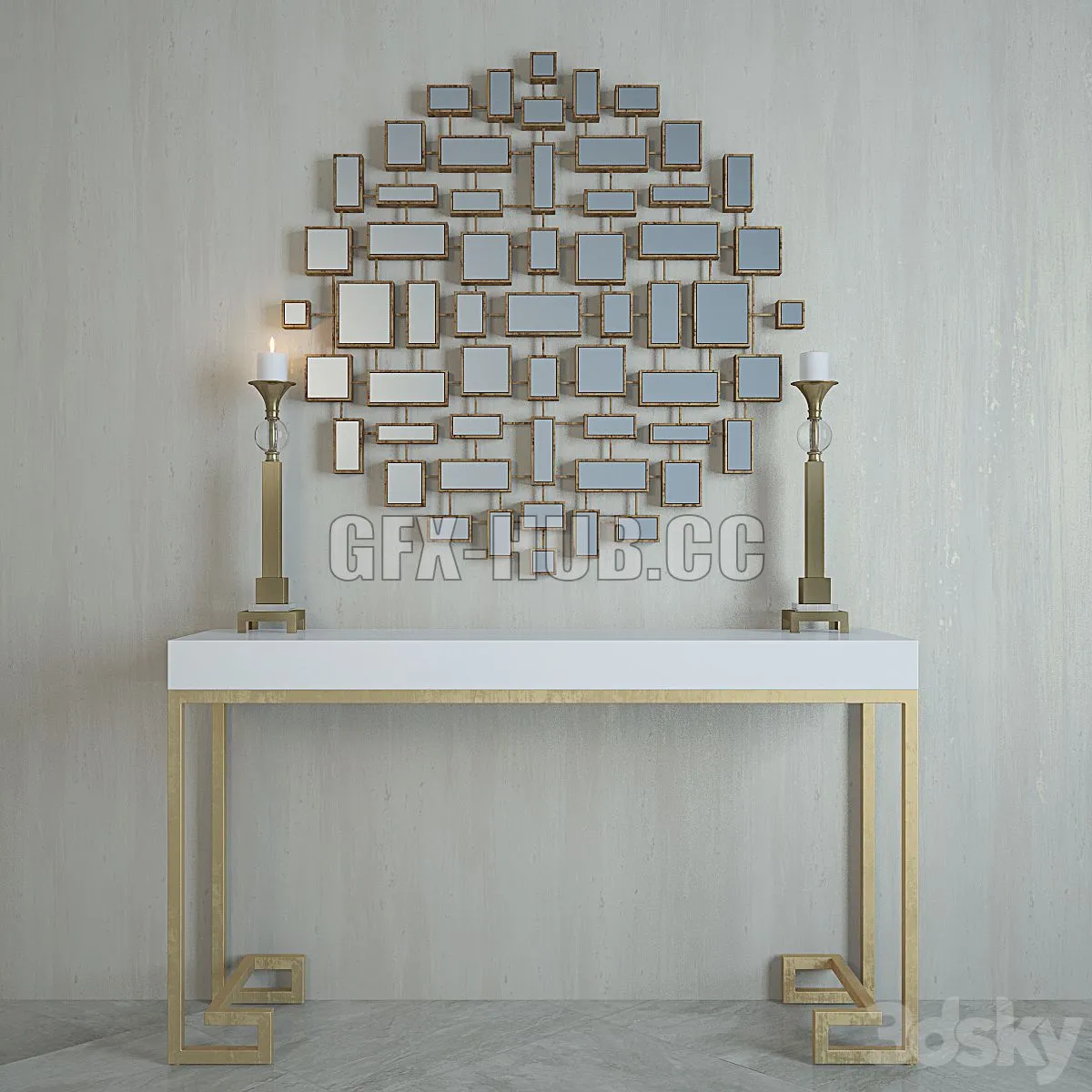 Christopher Guy Facets 3D Model