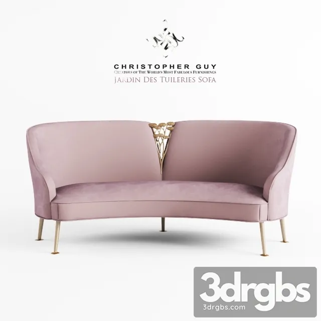 Christopher Guy Jardin Des Tuileries Sofa 3D Model Free