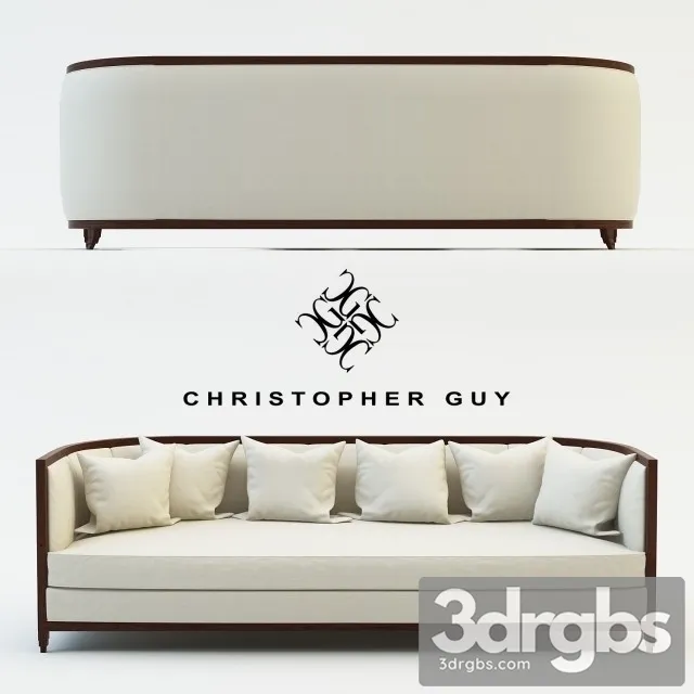 Christopher Guy Minerva Sofa 3D Model Free