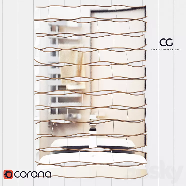 Christopher Guy mirror 50-2823 3D Model