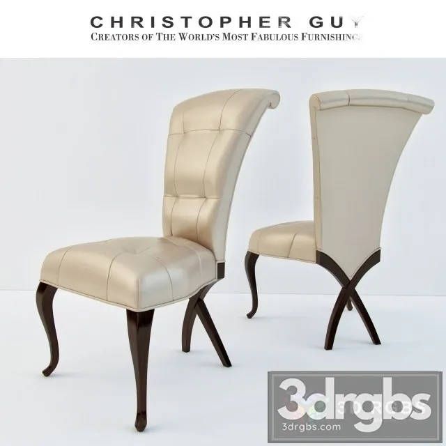 Christopher Guy Rigged Chair 3D Model Free