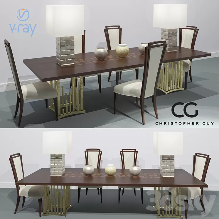 Christopher Guy Set Dolche Savannah Soho 3D Model