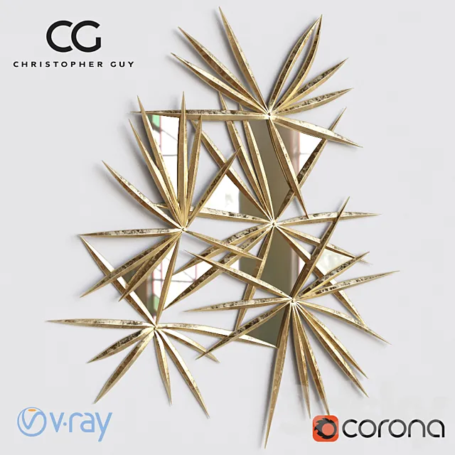 Christopher Guy Stellaire Mirror (50-3041) 3DModel