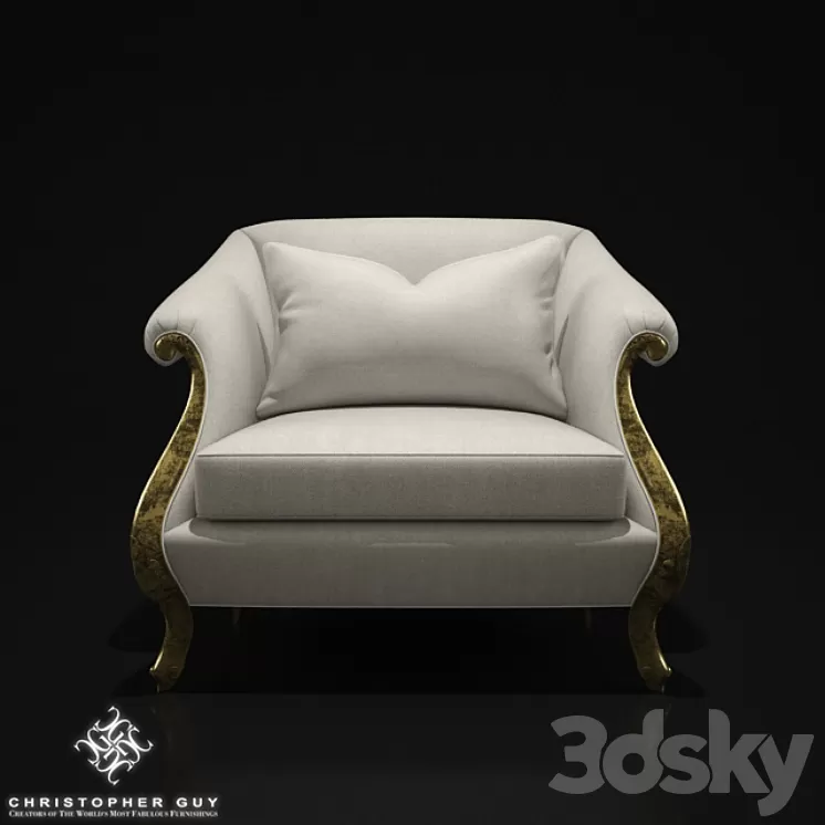 Christopher Guy- Vernier armchair 3D Model