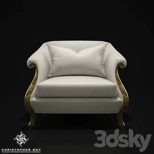 Christopher Guy- Vernier armchair 3D Model
