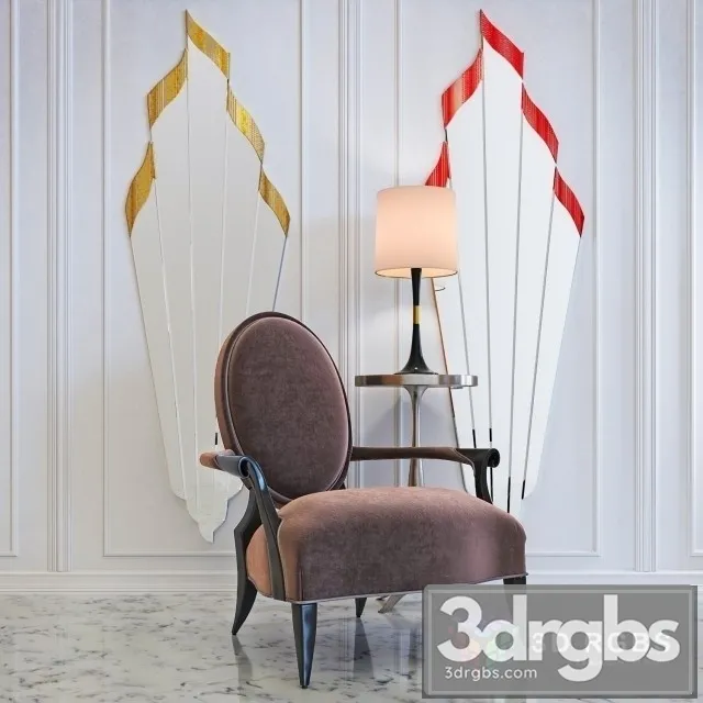 Christopher Guy Villepin Chair 3D Model Free