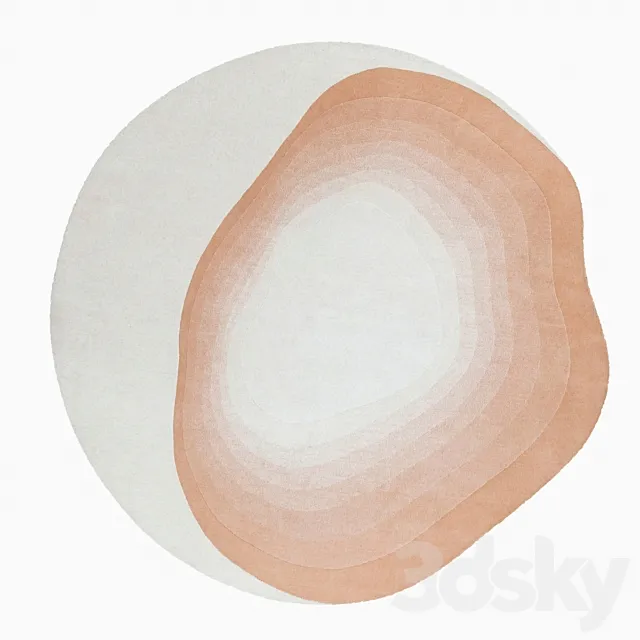 CHROMA RADIATE rug by cc-tapis 3DModel