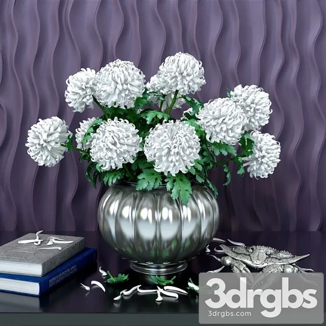 Chrysanthemum Balls 1 3D Model Free