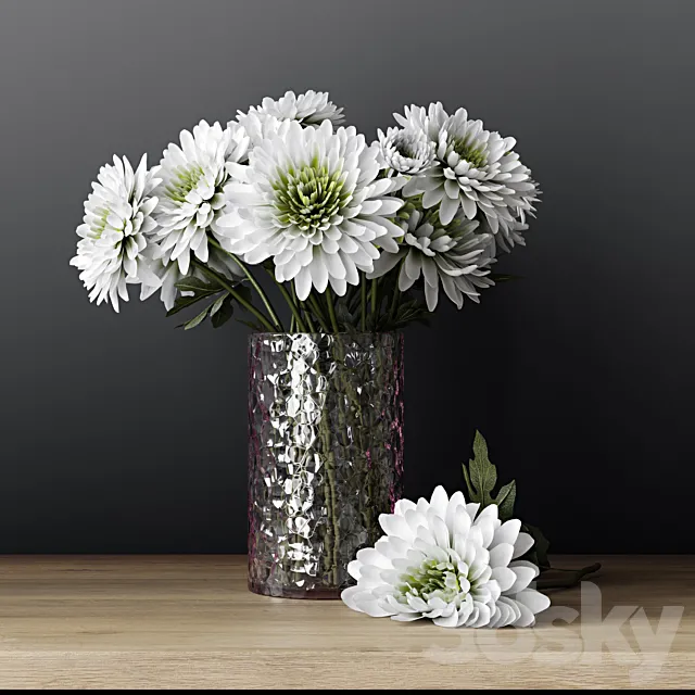 Chrysanthemums 3D Model