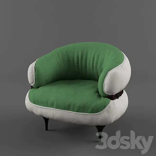 CHUBBY CHIC armchair 3DModel