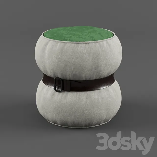 CHUBBY CHIC pouf S 3DModel