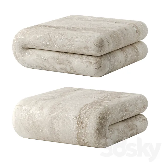 Chubby Coffee Table by Arthur Vallin 3DModel