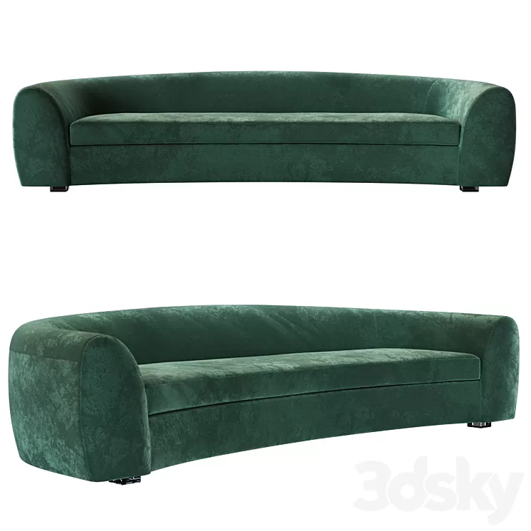 Chubby sofa 3D Model Free
