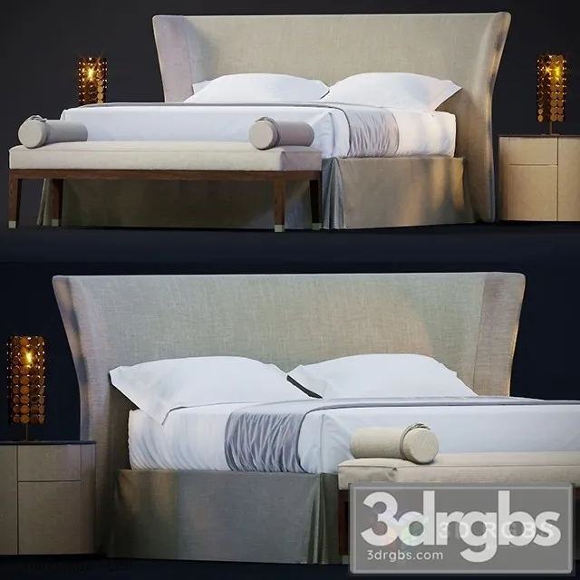 Ciacci Desire Bed 3D Model Free