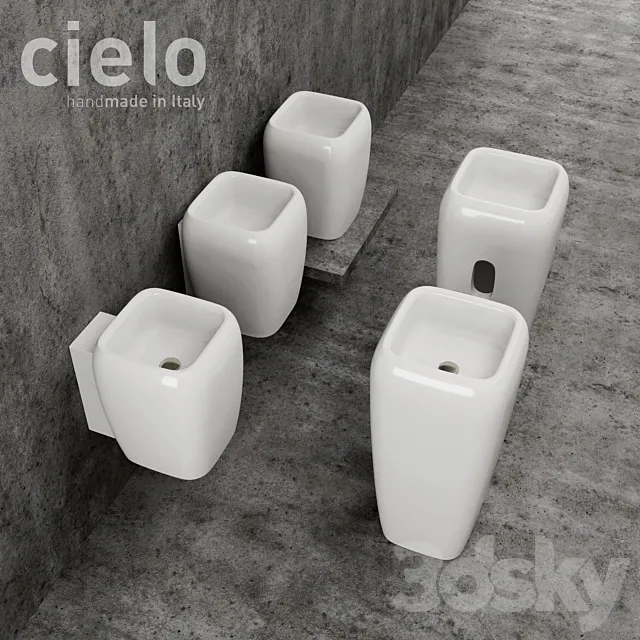 Cielo Shui washbasin 3D Model