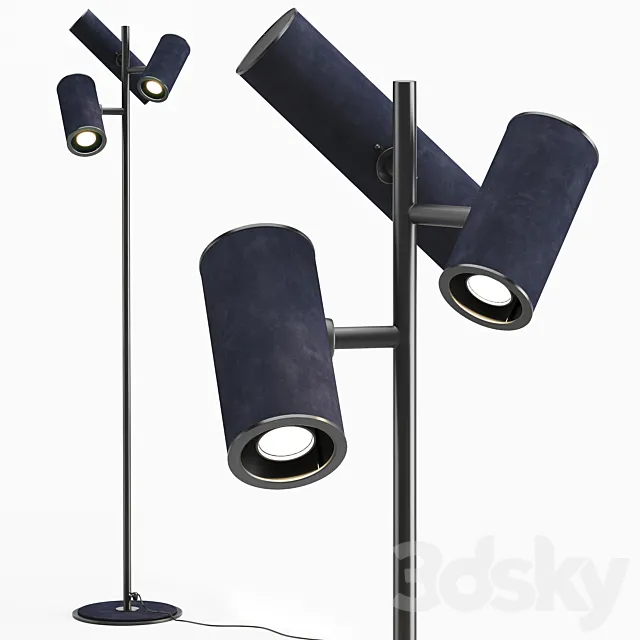 Cierre imbottiti andromeda floor lamp 3D Model
