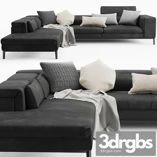 Cierre Imbottiti Igoletto Sofa 3D Model Free