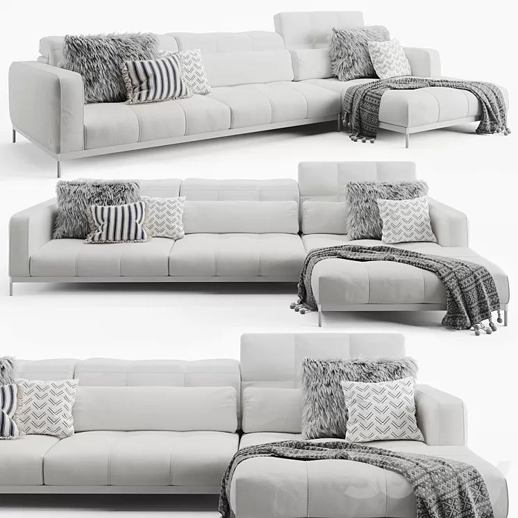 Cierre Imbottiti Oscar Sofa A29 + 16G 3D Model