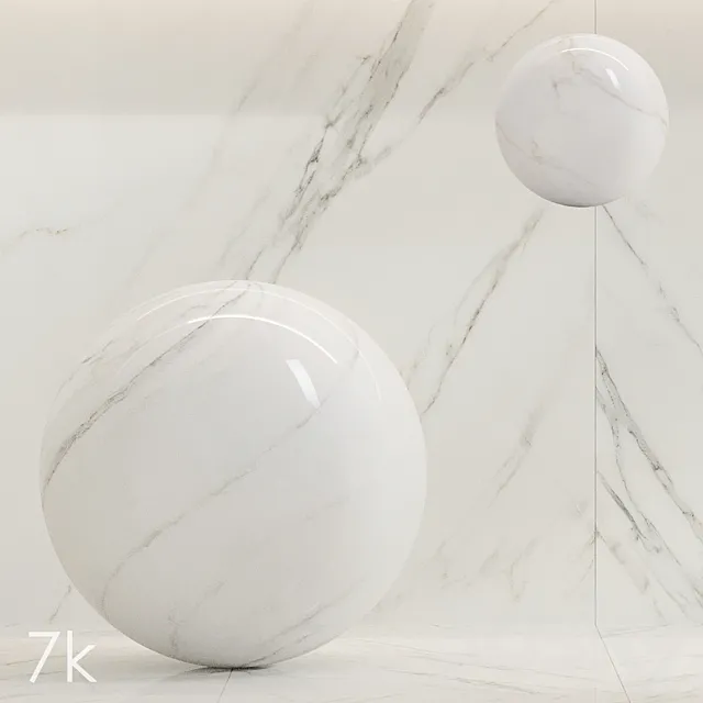 Cifre Ceramica Set 12 - Marble Bundle - 2 Colors: Gold and White _ 7k 3D Model