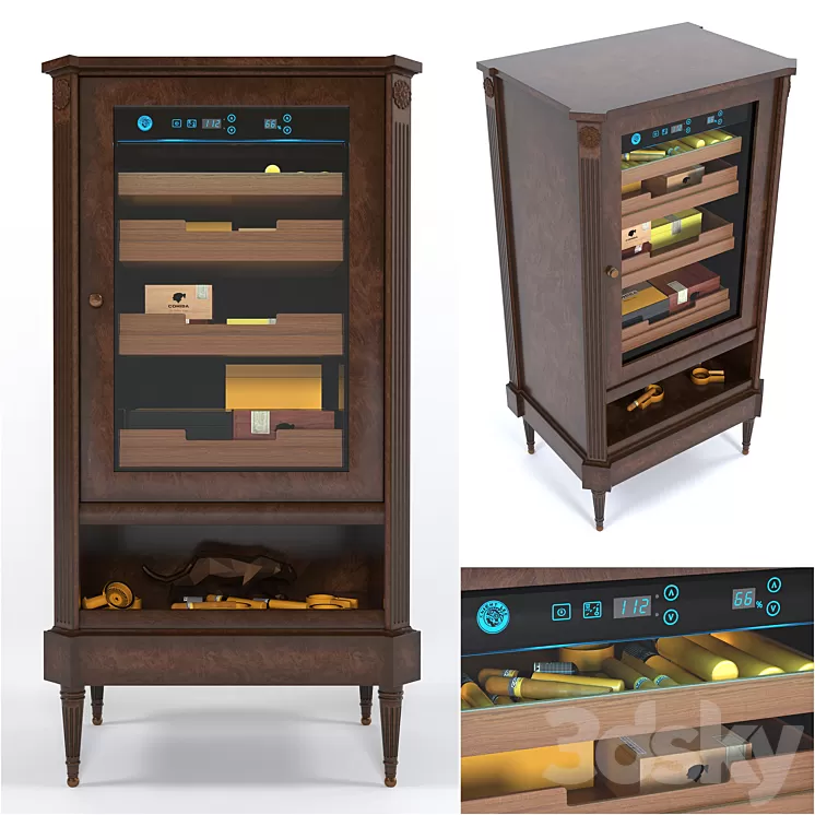 Cigar cabinet 3D Model