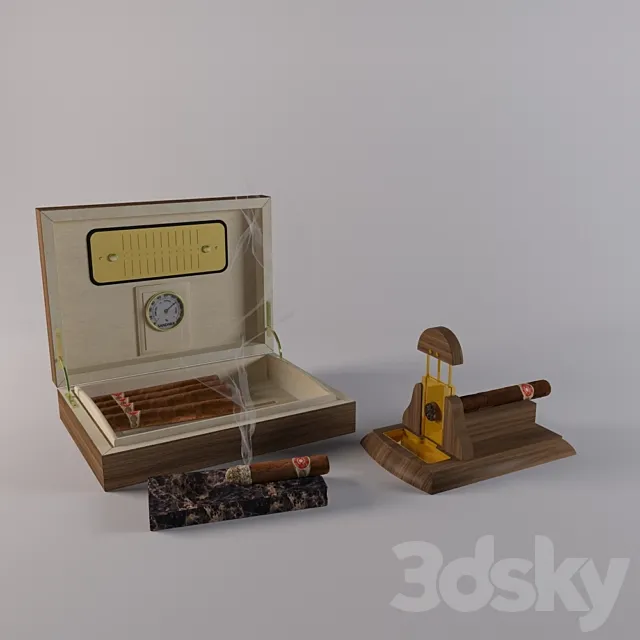 Cigar set 3DModel