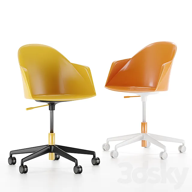Cila go swivel armchair 3DModel