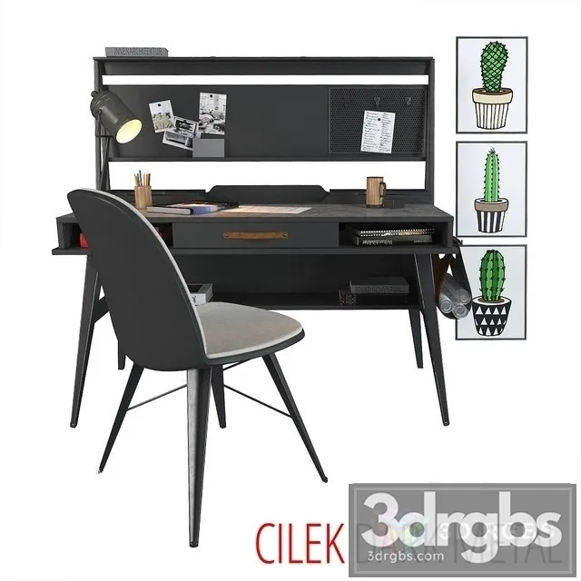 Cilek Dark Metall 3D Model Free