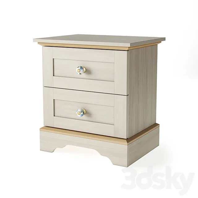 Cilek Flora Nightstand 20.01.1601.01 3D Model