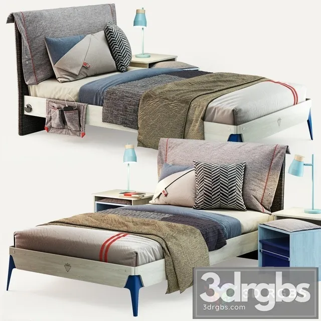 Cilek Trio Bed 3D Model Free