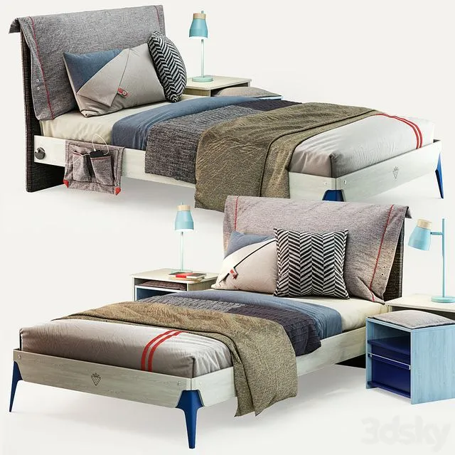 Cilek Trio Bed 3D Model