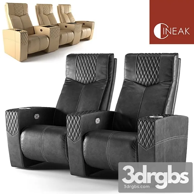 Cineak ferrier seating 3D Model Free