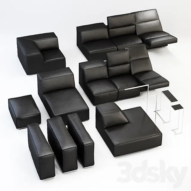 CINEAK Gramercy set of modules of furniture for home theater 3D Model