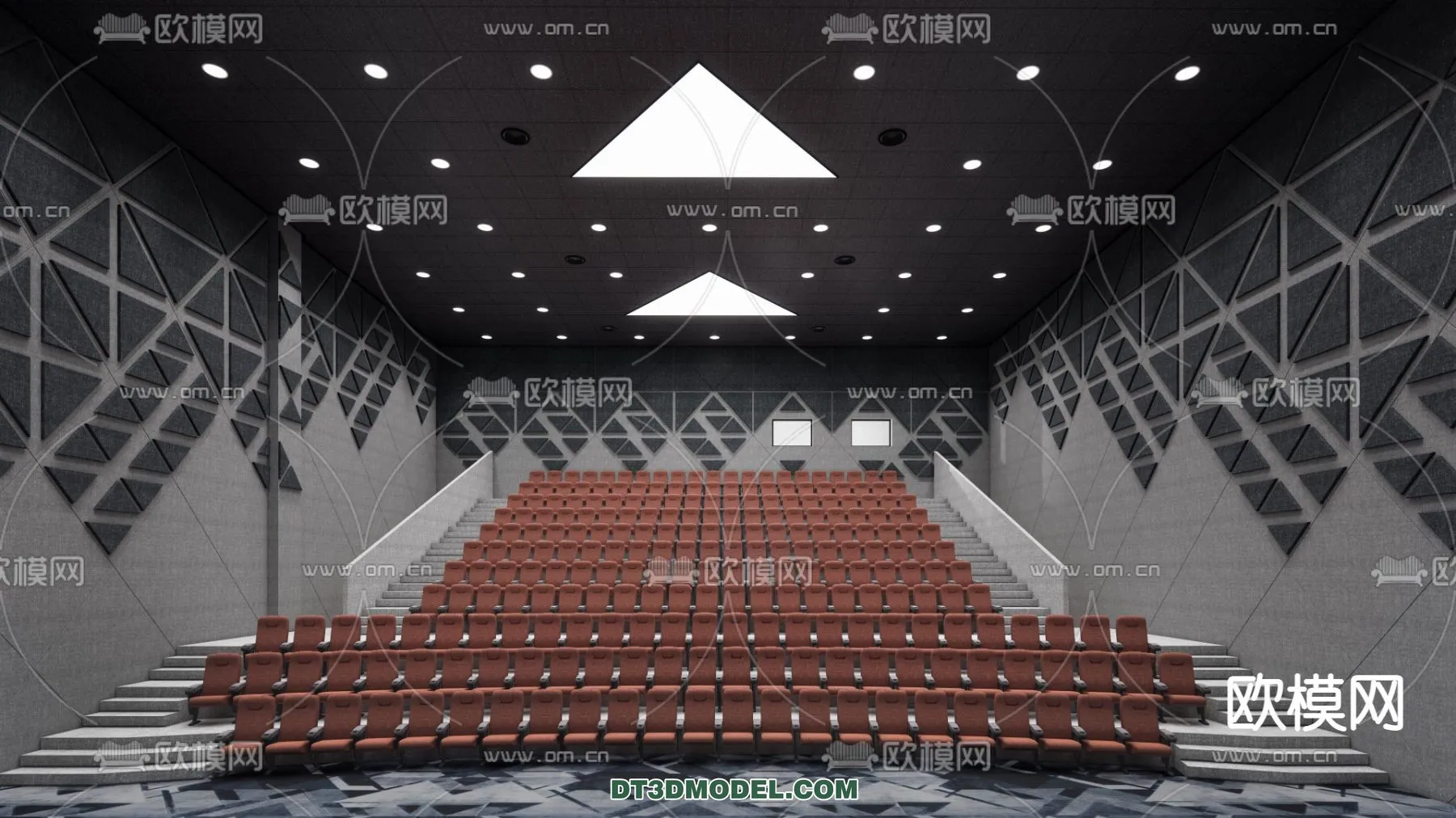 Cinema 3D Scenes - Movie Theater 3D Models - 053