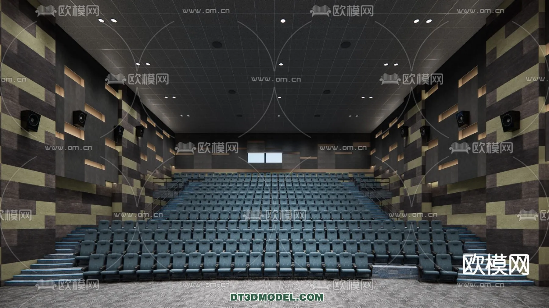 Cinema 3D Scenes - Movie Theater 3D Models - 061
