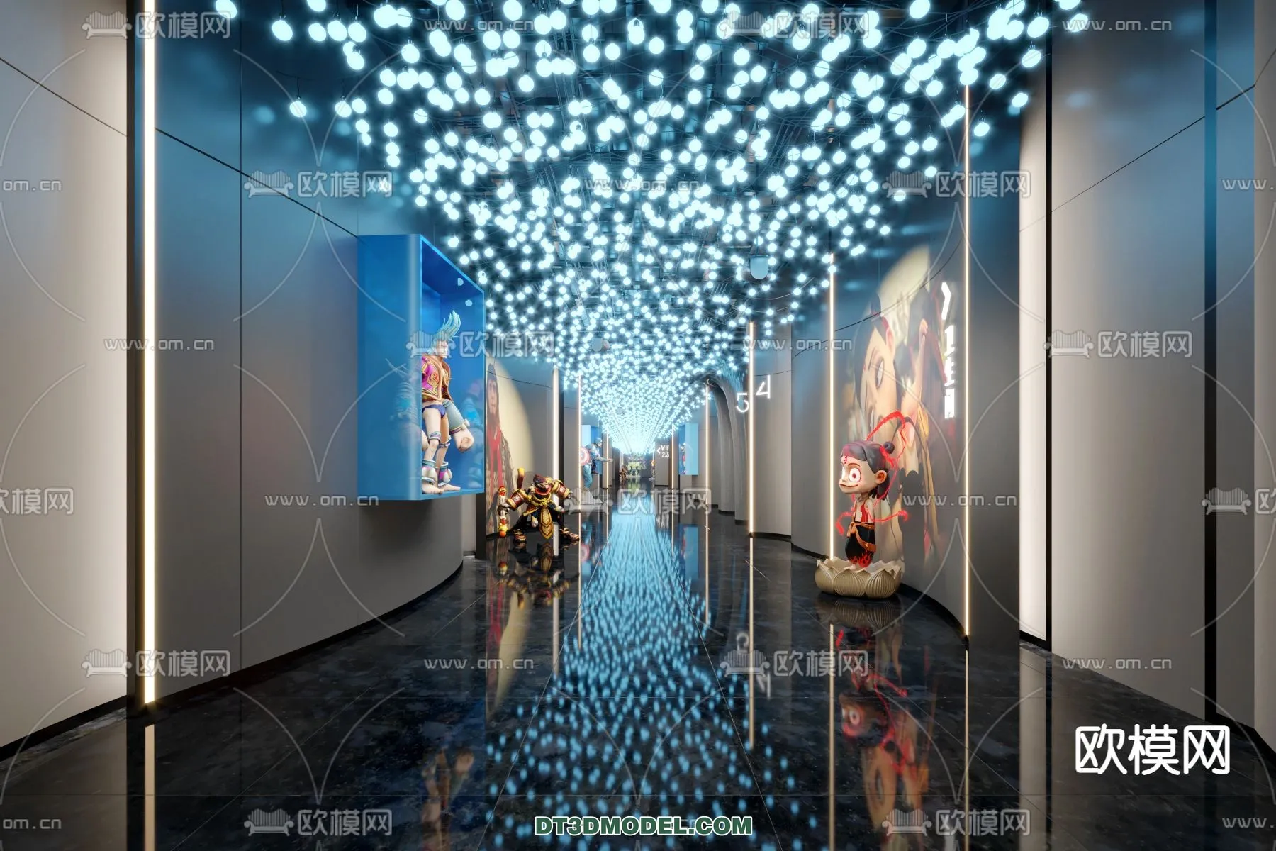 Cinema 3D Scenes - Movie Theater 3D Models - 071