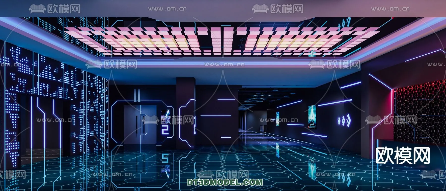 Cinema 3D Scenes - Movie Theater 3D Models - 099