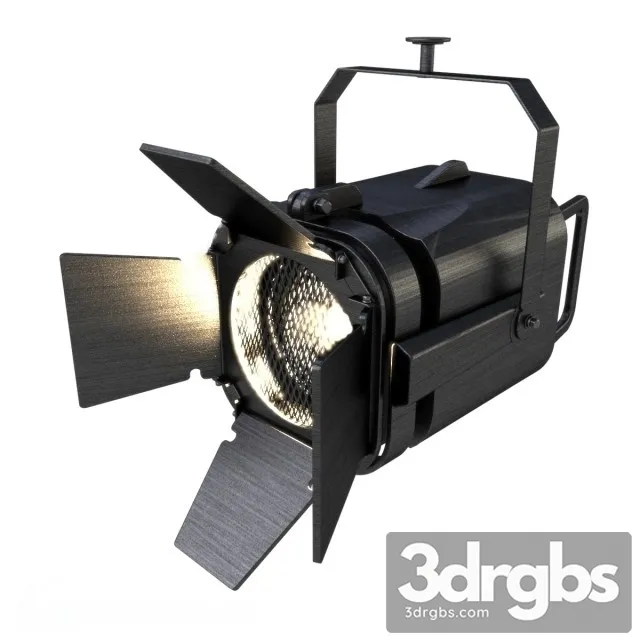 Cinema Headlight 3D Model Free