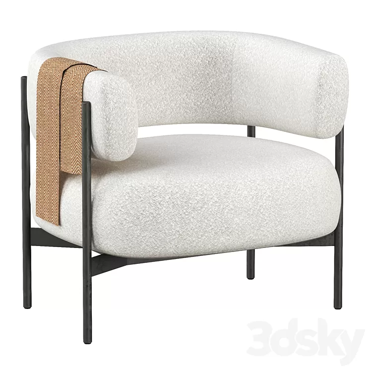 CINI armchair By HC28 Cosmo 3D Model Free
