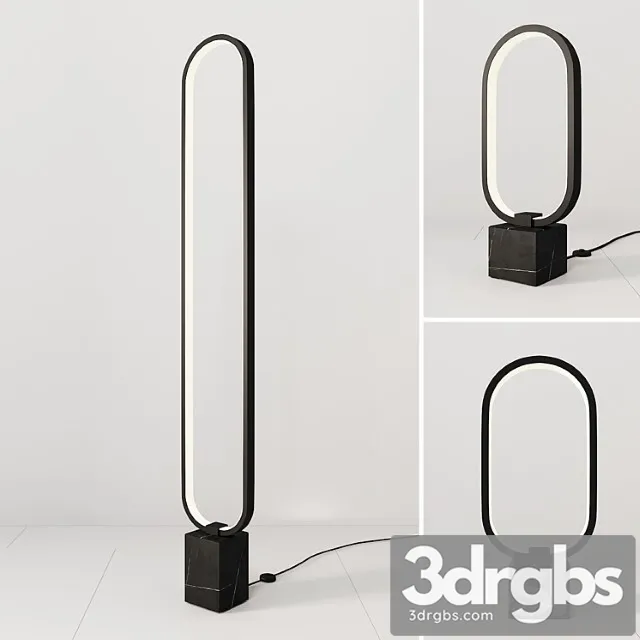 Cinta Floor And Table Lamp 3D Model Free