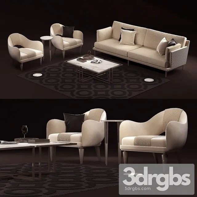 Cipriani Sofa 3D Model Free