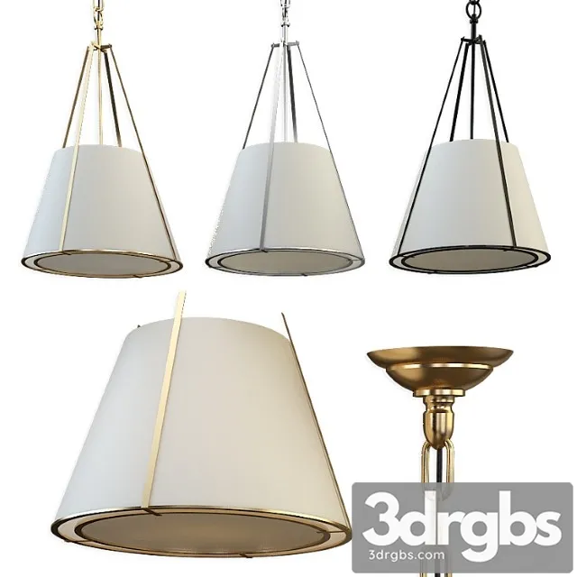 Circa aspen small conical hanging shade 3D Model Free