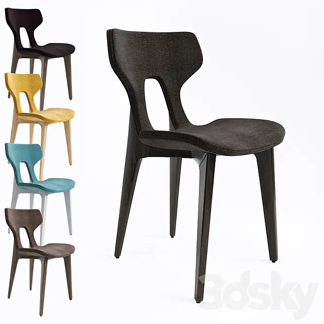Circa Chair Chair Roche Bobois 3D Model